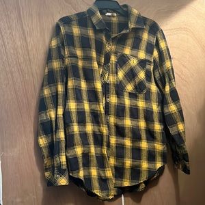 Yellow and Black Flannel
